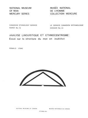 cover image of Analyse linguistique et ethnocentrisme
